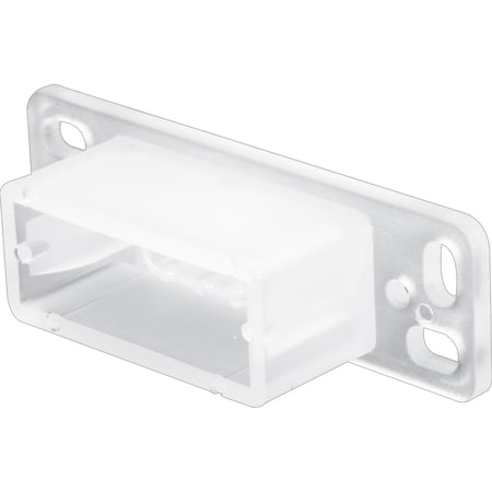 Prime-Line Nylon Drawer Track Backplate, PK2 R 7145